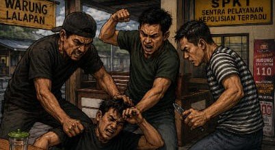 Tukang Parkir LIAR Ancaman dan Pukul Pegawai Warung
