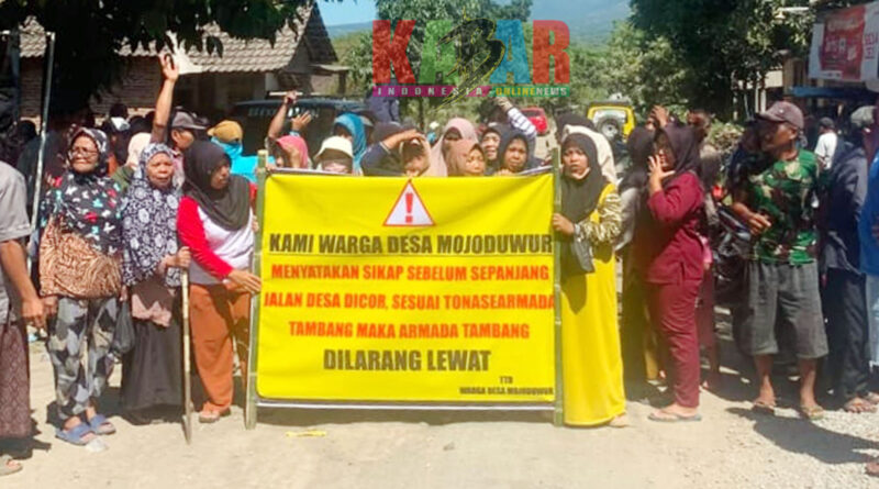 Bayangkan SEPULUH Tahun Jalan Desa RUSAK Parah, GMBI Nganjuk APRESIASI Aksi WARGA MojodDuwur Sebagai BUKTI Kurang PEKA PemKab NGANJUK Bagi DERITA Masyarakat Bawah
