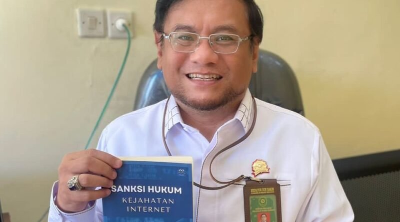 SAKSI Ahli PIDANA InterNet ANANDYO Susetyo LUNCURKAN Buku “SANKSI Hukum KEJAHATAN InterNet”