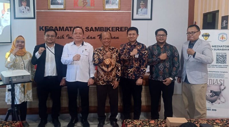 Safari FGD Polda Jatim, Dewan Sengketa Indonesia dan FH-UPN SuraBaya DIGELAR di Kecamatan SambiKereb