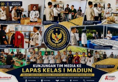Awak Media Tinjau Langsung PROGRAM Pembinaan KEMANDIRIAN di LAPAS Kelas I Madiun