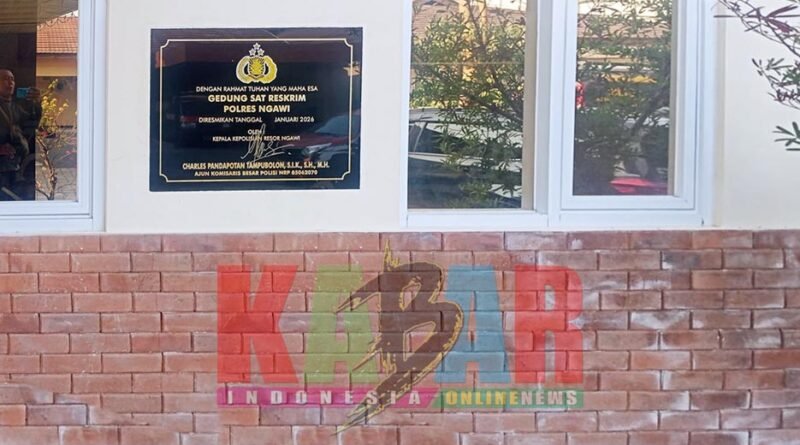 BPK : Pembangunan Gedung SatResKrim POLRES Ngawi Rp. 8,7 M Diduga Ditemukan Kekurangan VOLUME