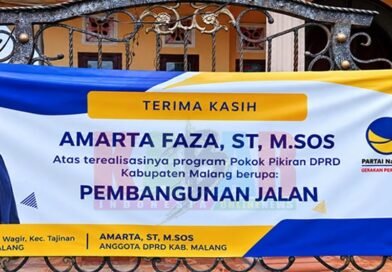 POKIR Fraksi NasDem dan DPU-BM Kabupaten Malang REALISASIKAN Pembangunan HotMix Jalan Desa DAWUHAN Kecamatan PoncoKusumo